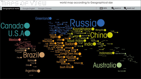 Maps of view screenshot